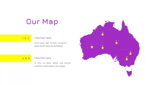 Purple And Yellow Business Presentation Template