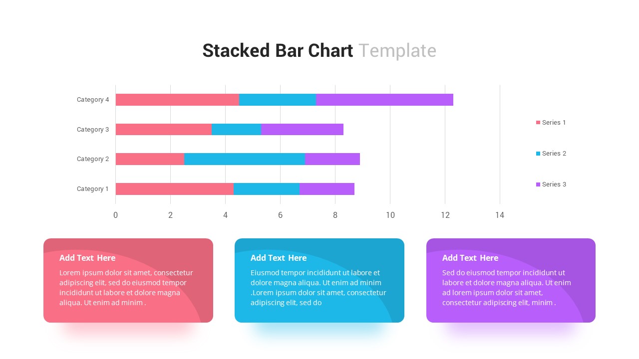 Stacked Bar Chart Template Slidebazaar 2350