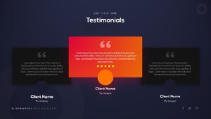 best free business powerpoint testimonials slide