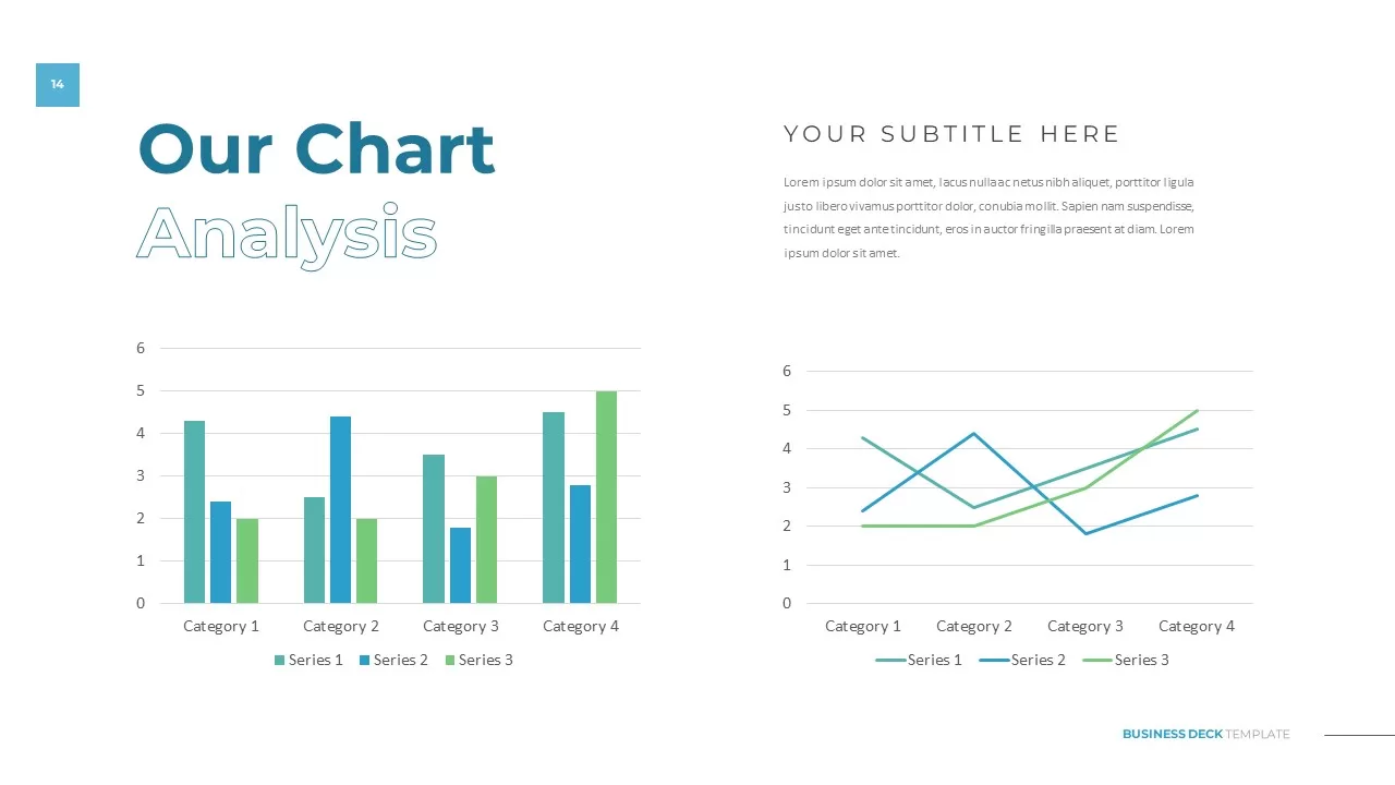 chart business deck presentation template