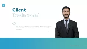 client testimonial deck template