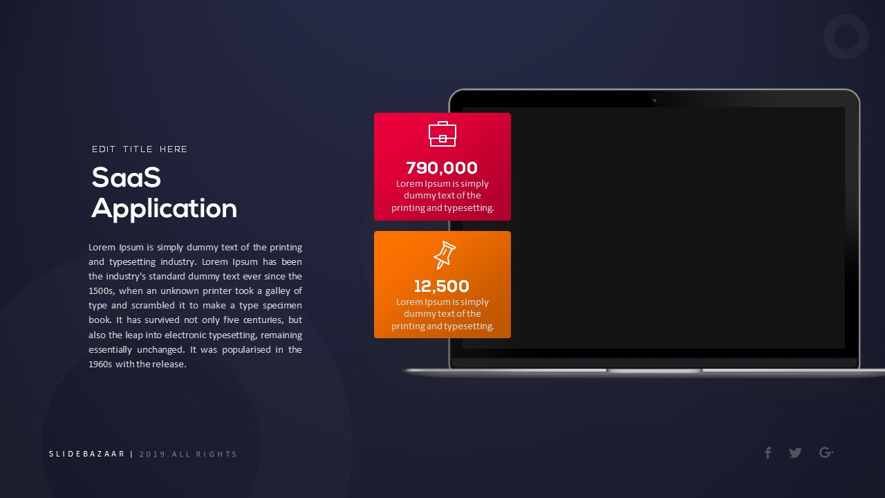 free business powerpoint templates saas application