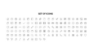 icons for Calendar PowerPoint Template