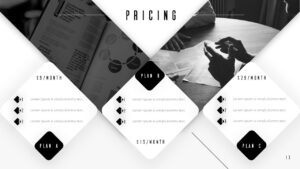 pitch deck pricing slide