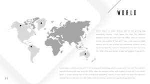 pitch deck world map slide