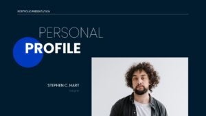 Free Personal Profile PowerPoint Template and Slides for PowerPoint Presentation