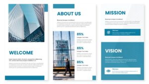 vertical presentation template2