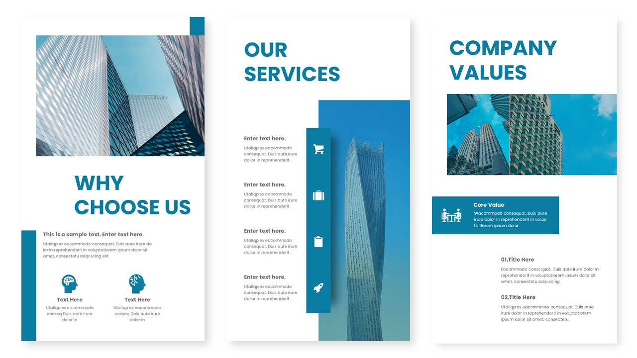 vertical presentation template3