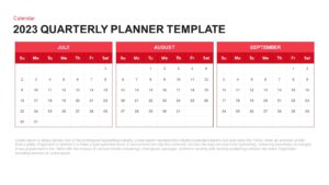 2023 Quarterly Planner PowerPoint