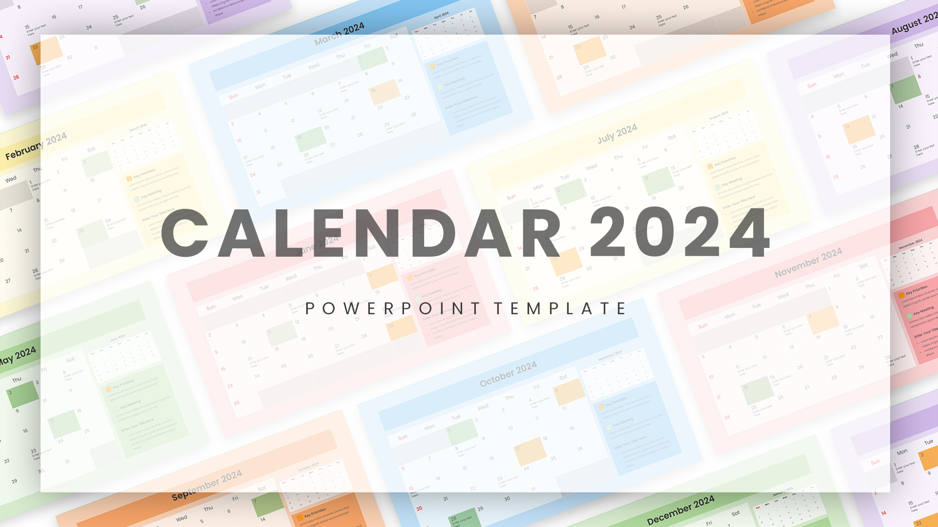 Powerpoint Calendar Template 2024 Free Roda Virgie