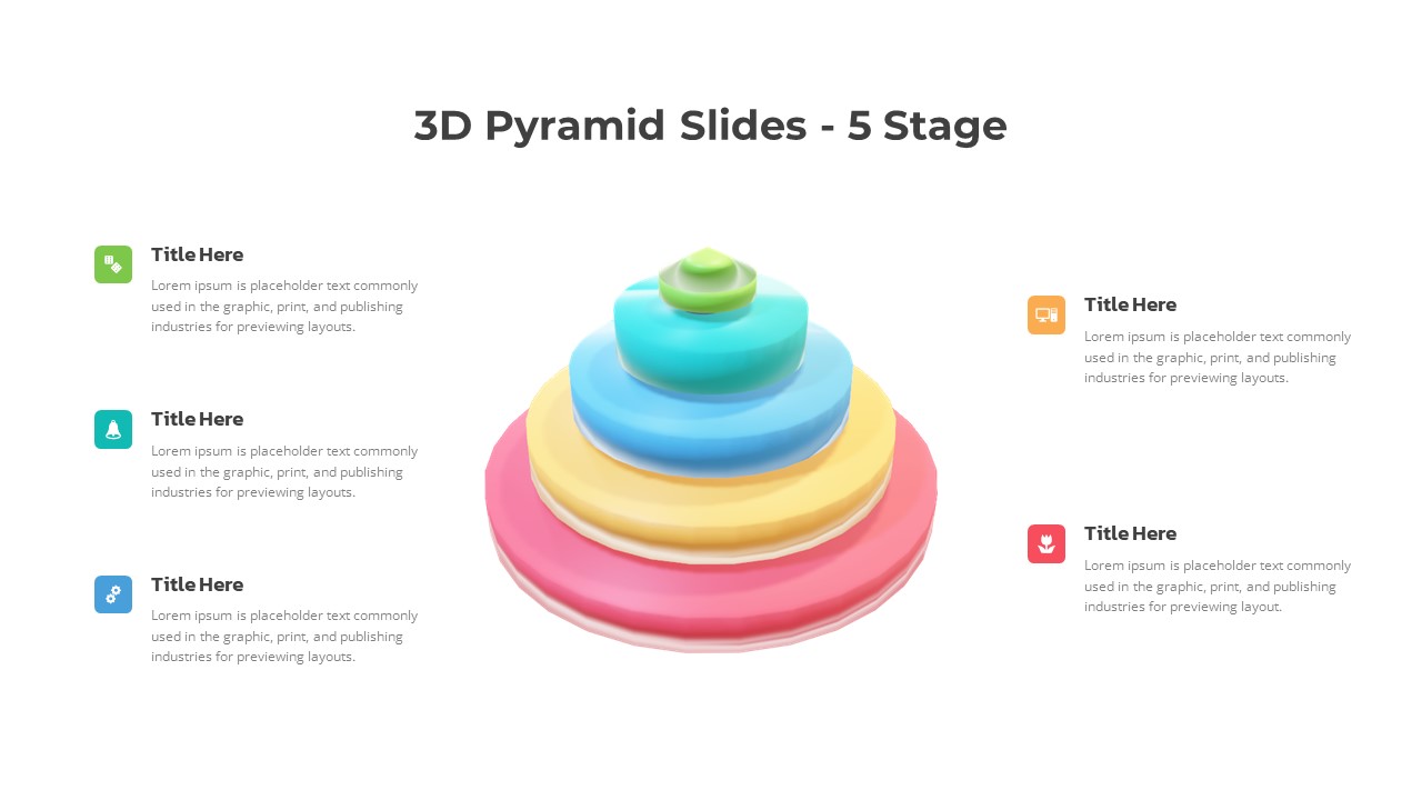5 Stage 3D Pyramid Slides