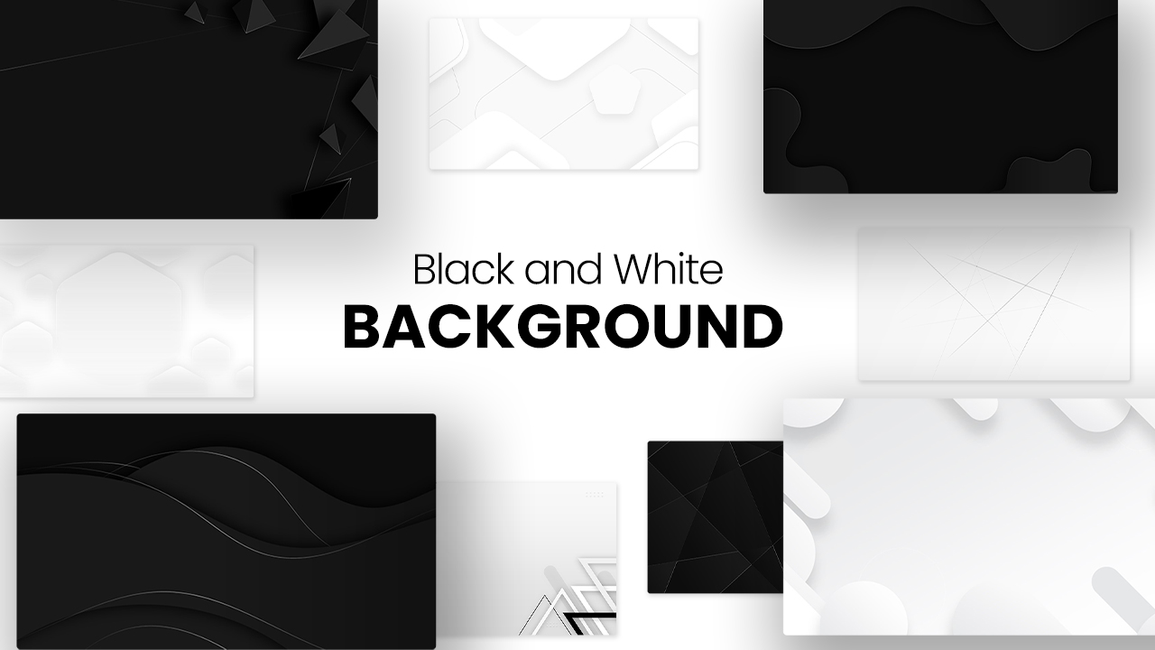 Black and White powerpoint template