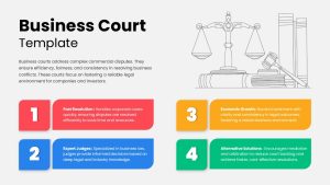 Business Court Template For PowerPoint ppt