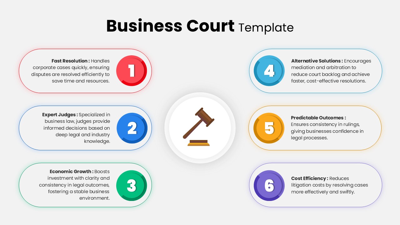 Business Court Template For PowerPoint slide 6 option