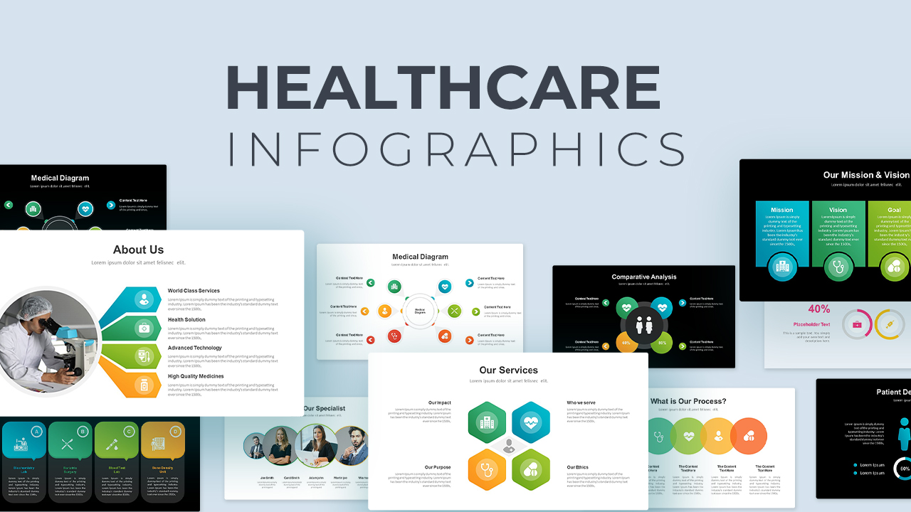 Healthcare Infographics powerpoint template