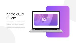 IoT Presentation Template Mock Up Slide