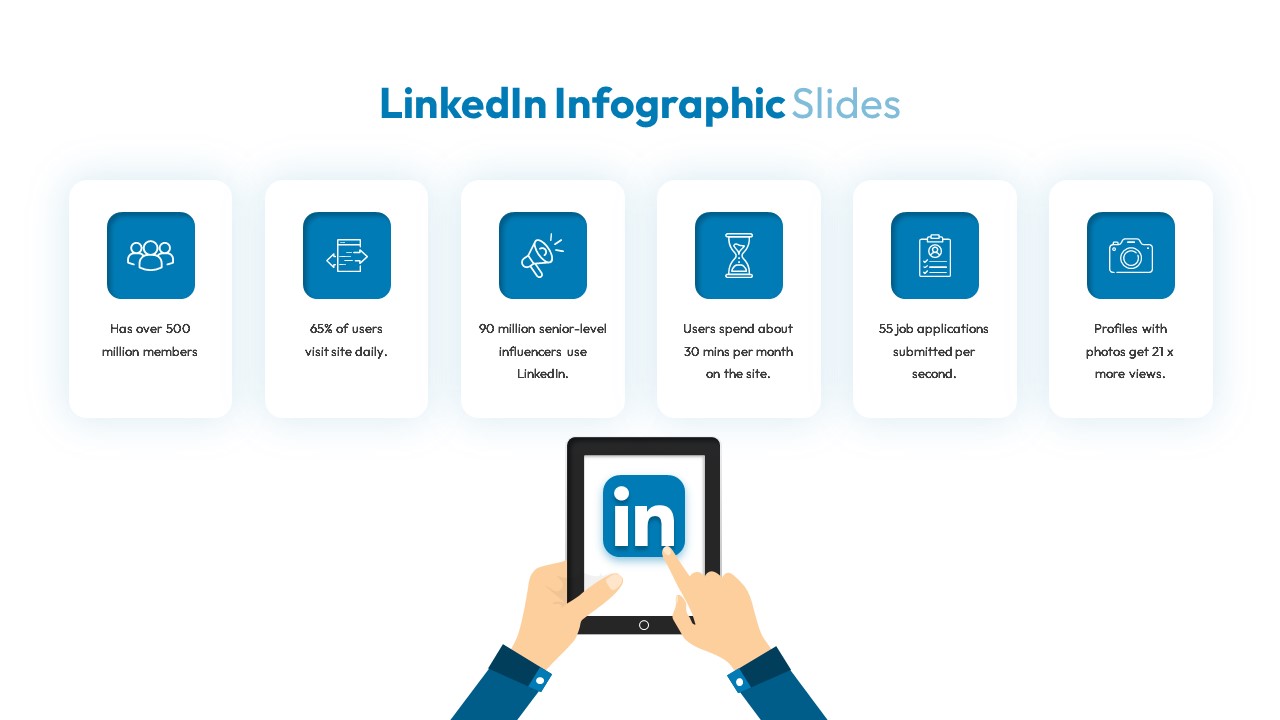 LinkedIn Infographic Slide