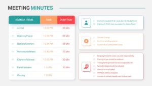 Meeting Minutes PowerPoint Template