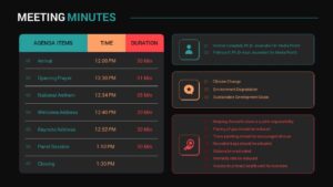 Meeting Minutes PowerPoint Templates
