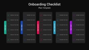 Onboarding Checklist PowerPoint Templates