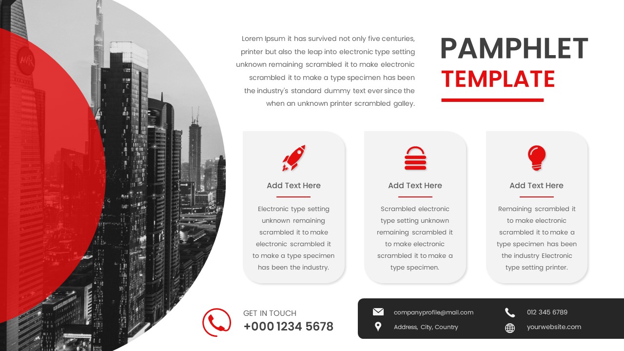 Pamphlet Template for PowerPoint