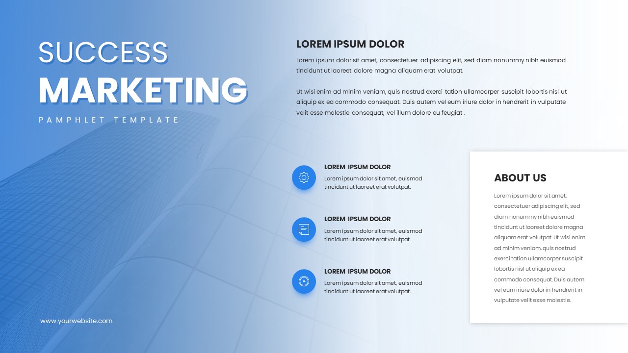 PowerPoint Pamphlet Template