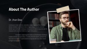 Prezi Style About Author PowerPoint Template3