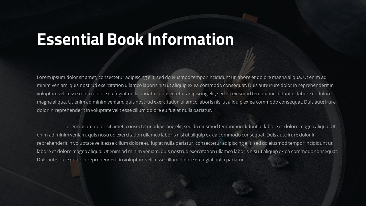 Prezi Style Book Information PowerPoint Template3