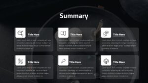 Prezi Style Book Summary PowerPoint Template