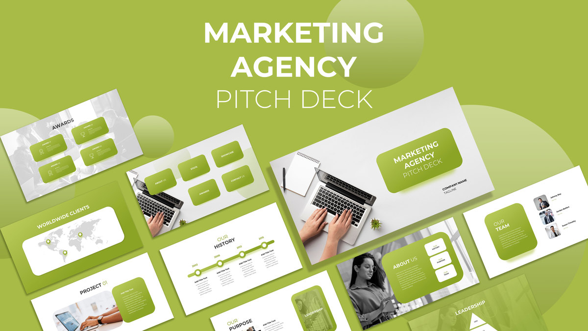 Prezi Style Marketing Agency Pitch Deck