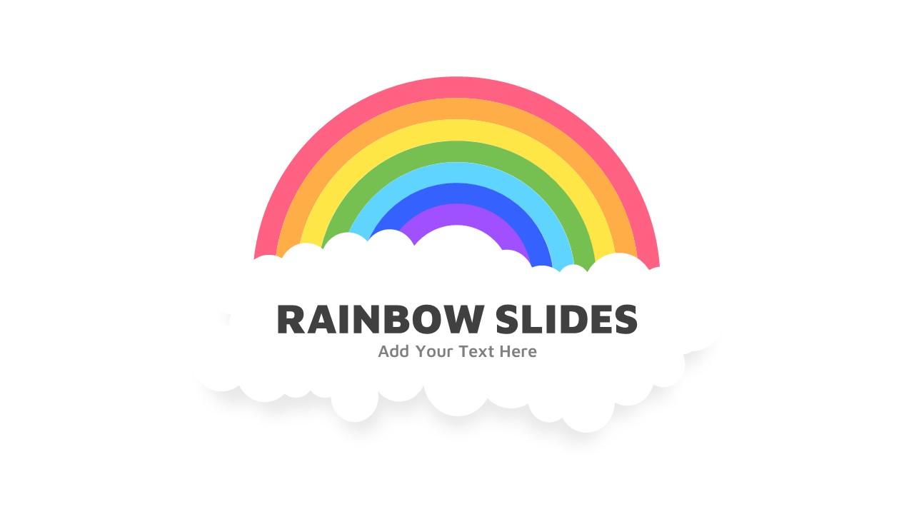 Rainbow Slides PowerPoint Template SlideBazaar