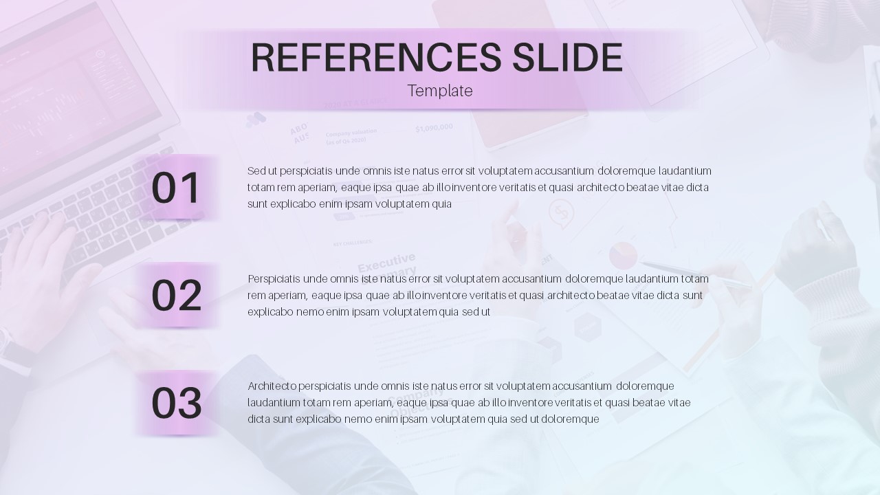 references-slide-template-slidebazaar