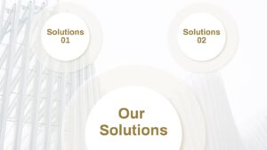 our solutions slide