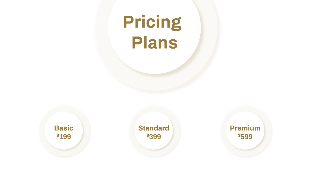 pricing plans slide