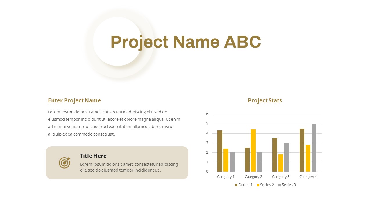 project infographics ppt slide