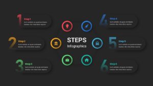 6-Steps-Infographics-PowerPoint-Template-Dark