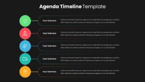 Agenda Timeline PowerPointPpt template