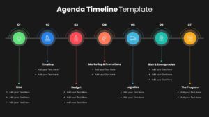 Agenda Timeline slide