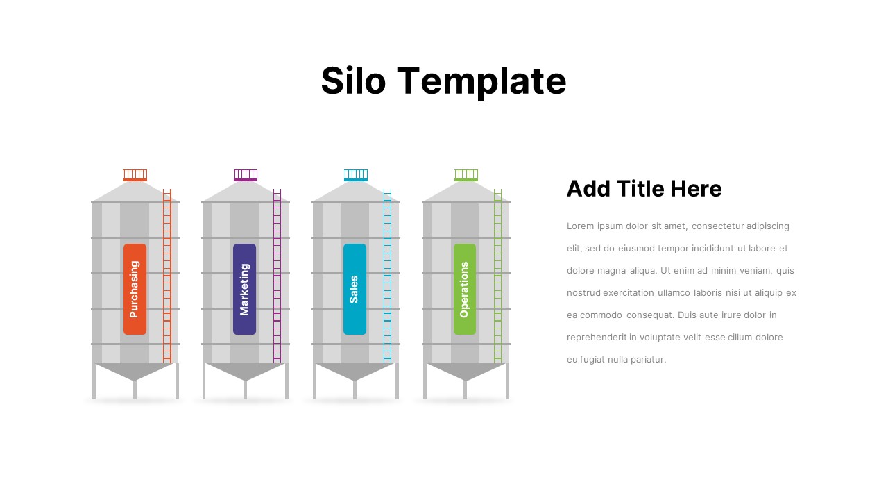 Business Silo PowerPoint Template