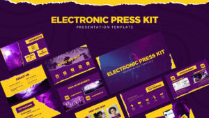 EPK Electronic Press Kit PowerPoint Template