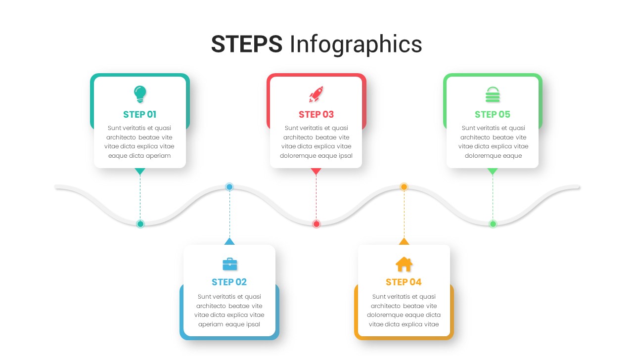 Five-Steps-Infographics-Presentation-Template