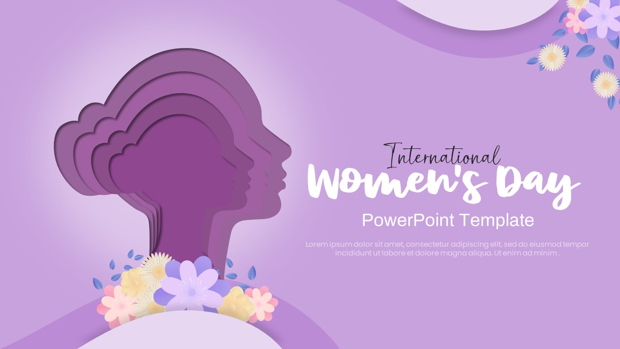 Free International Women's Day PowerPoint Template