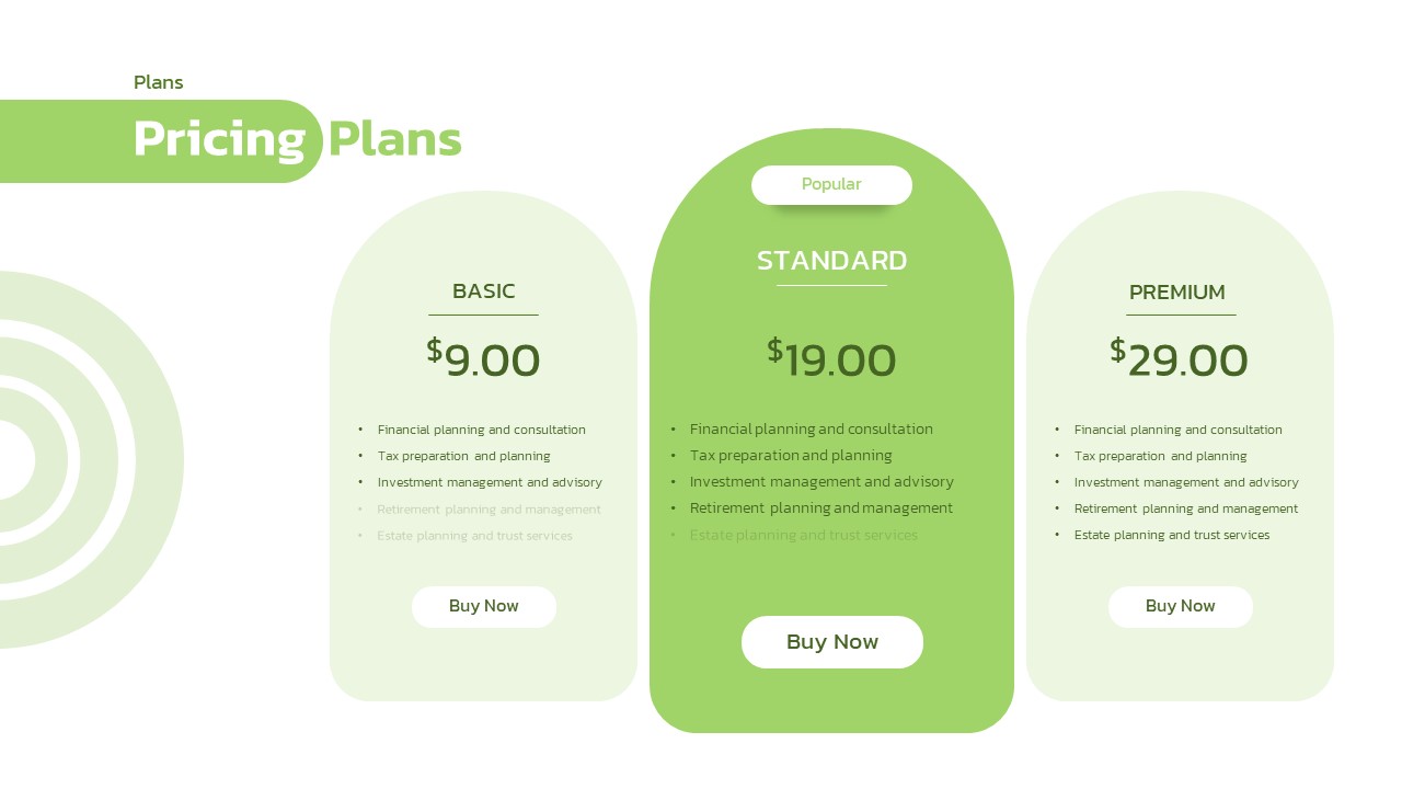 Green-White-Background-Pricing-PowerPoint-Template