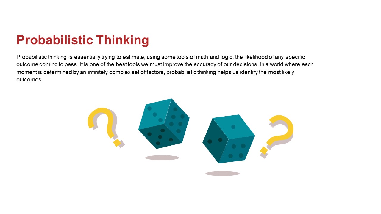 Mental Models Probabilistic Thinking PowerPoint Template