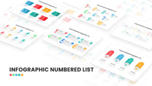 Numbered Infographic List Template PowerPoint