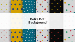 Polka Dot Theme Background PowerPoint Template