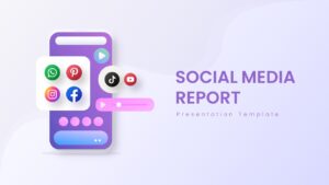 Social Media Report powerPoint Template2