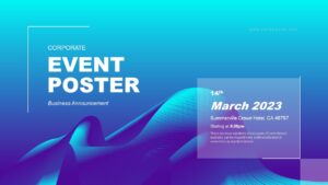 Upcoming Event Poster PowerPoint Template