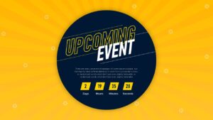 Upcoming Event Poster PowerPoint Template