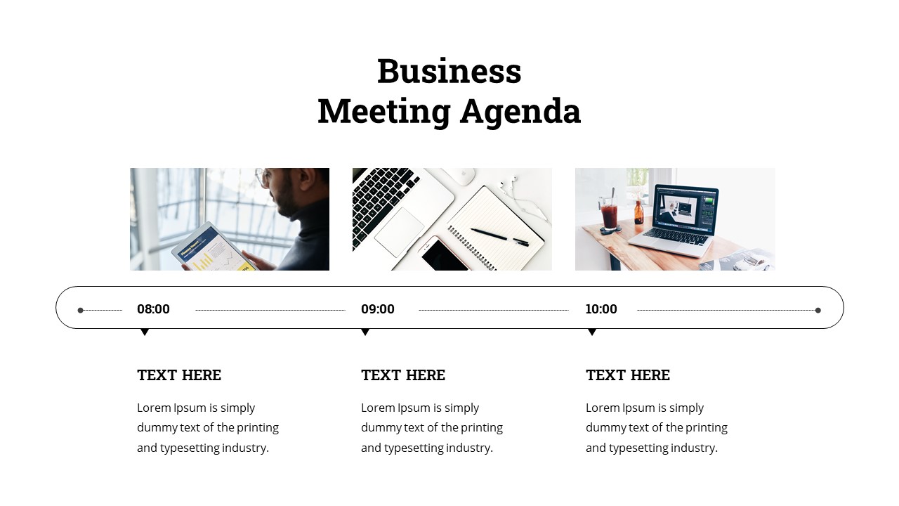 business agenda powerpoint template